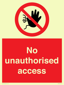 No unauthorised access